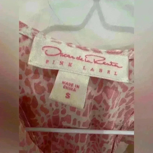 Oscar de la Renta Pink label pink slip dress/nightgown - Picture 5 of 5